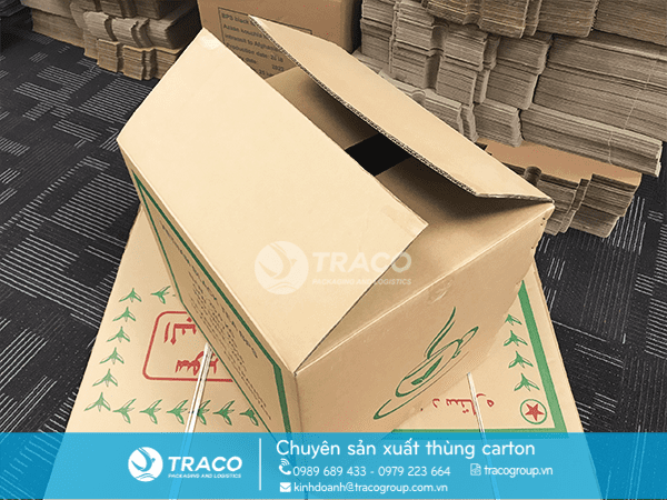 THÙNG CARTON ĐỰNG CHÈ, TRÀ XUẤT KHẨU
