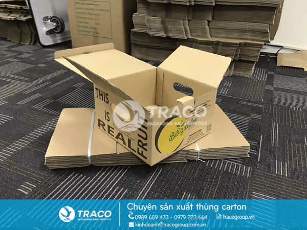 Thùng Carton Đựng Nông Sản Xuất Khẩu