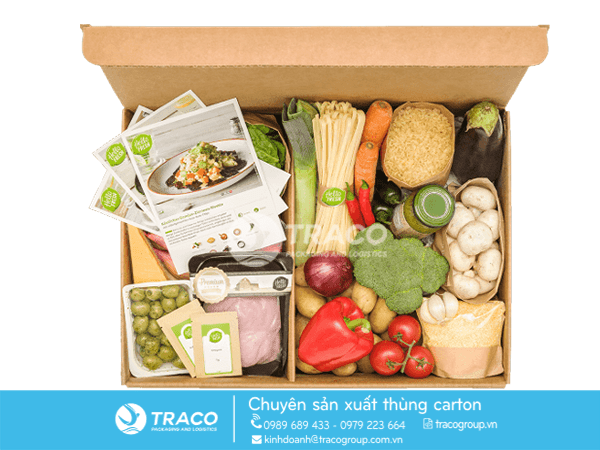 Thùng Carton Đựng Nông Sản Xuất Khẩu