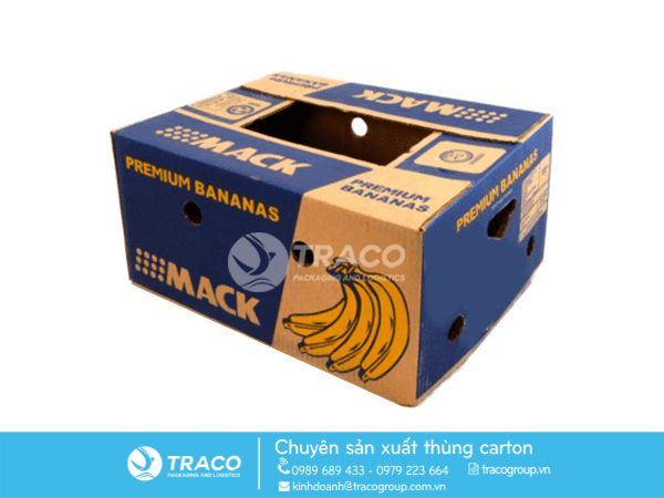 Thùng Giấy Carton Đựng Chuối Xuất Khẩu