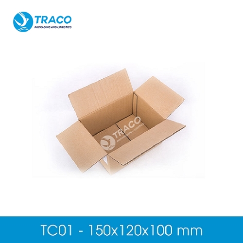 Combo 100 Hộp carton TRACO.TC01CB100 150X120X100