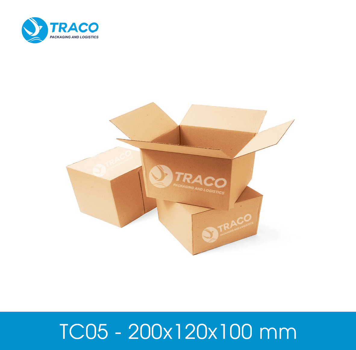 Thùng hộp carton 200X120X100 mm Combo1000 TC05CB1000