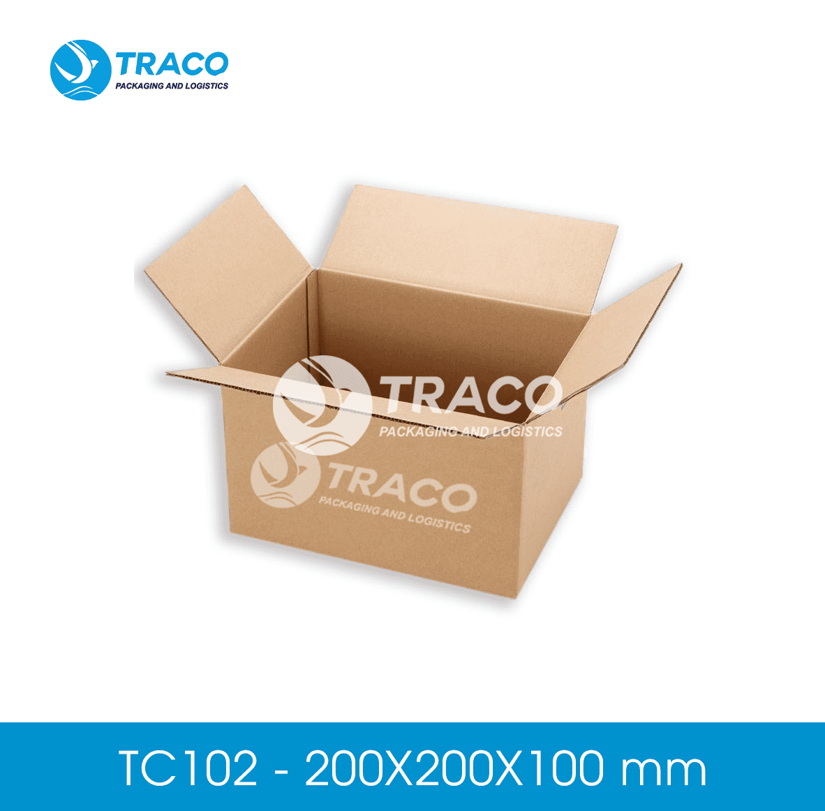Thùng hộp carton 200X200X100 mm Combo300 TC102CB300