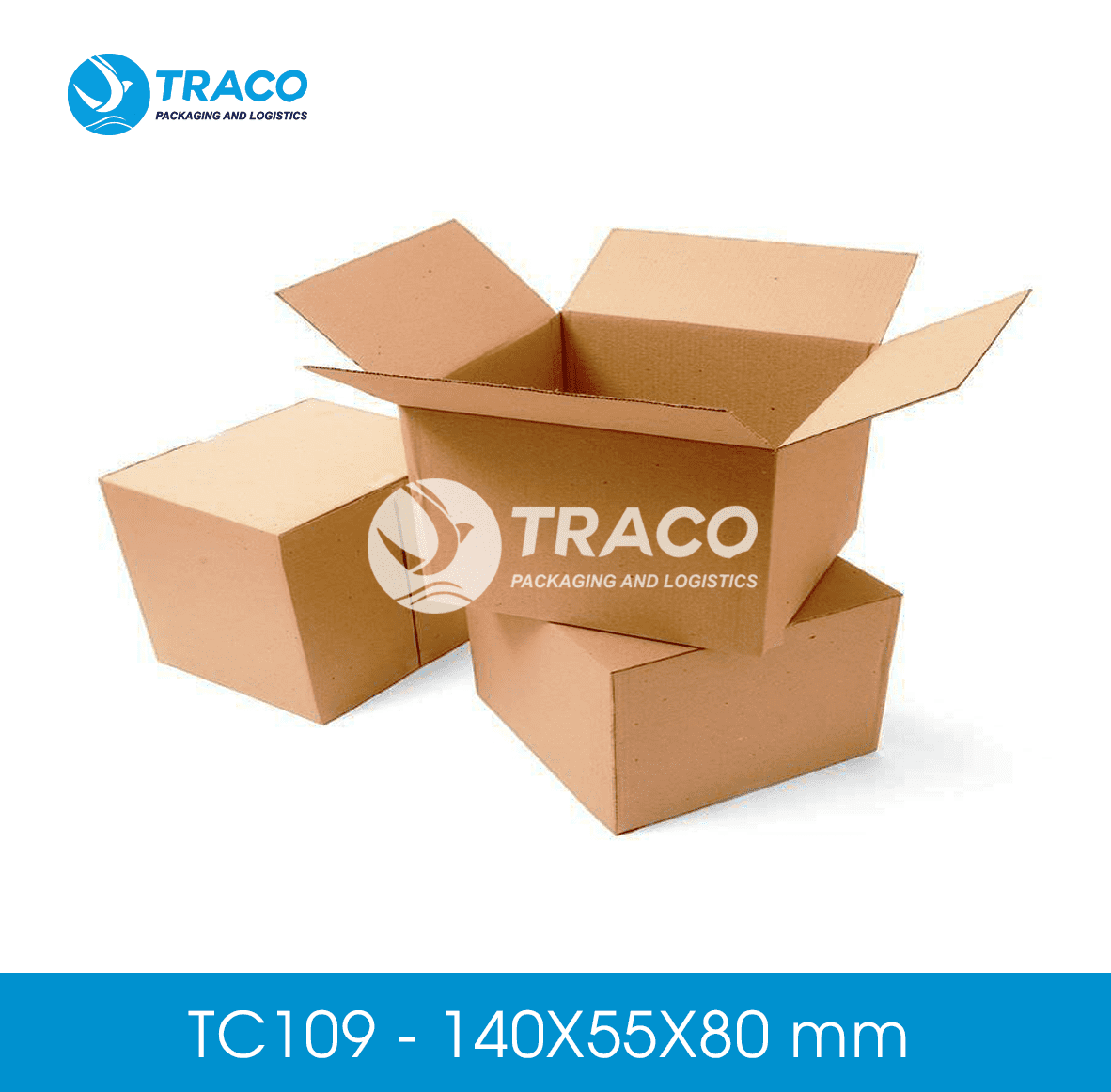Thùng hộp carton 140X55X80 mm Combo300 TC109CB300