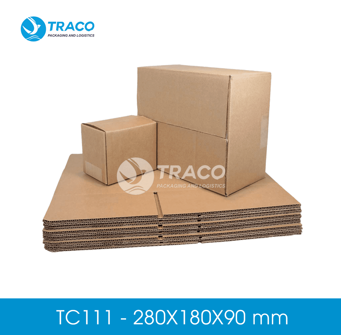 Thùng hộp carton 280X180X90 mm Combo300 TC111CB300