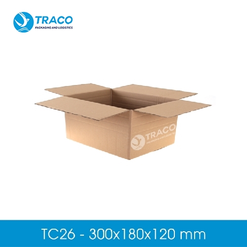 Thùng hộp carton 300X180X120 mm Combo100 TC26CB2000