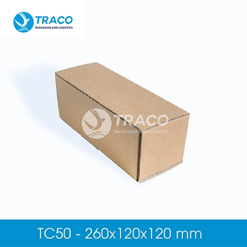 Combo 100 Hộp carton TRACO TC50CB100 260X120X120