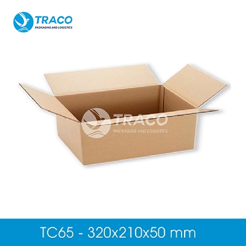 Combo 100 Hộp carton TRACO TC65CB100 320X210X50