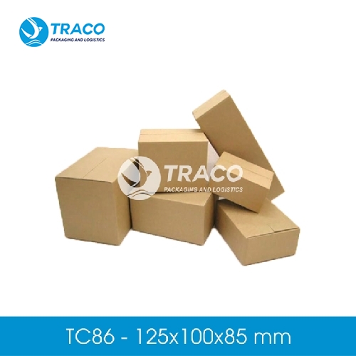Thùng hộp carton 125x100x85 mm TRACO TC86CB100